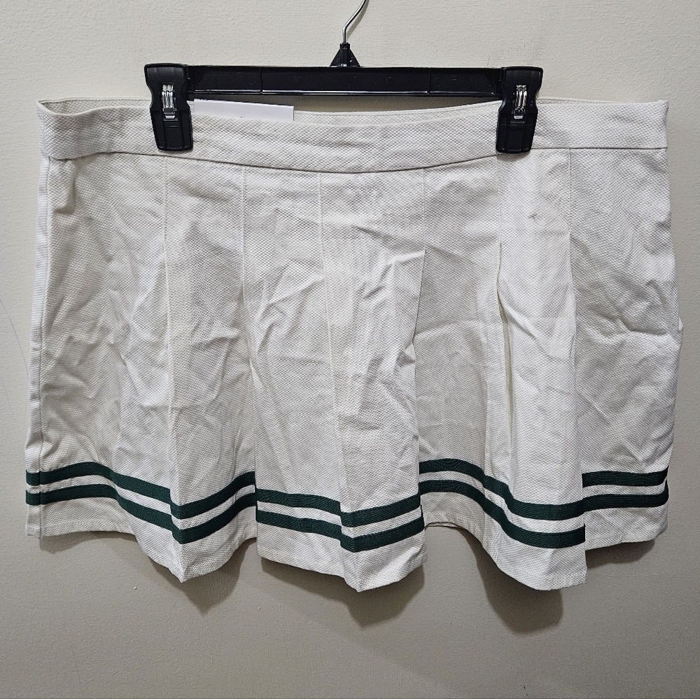 Prince Ivory Green Pickleball Tennis Athletic Sport Preppy Skirt XXL